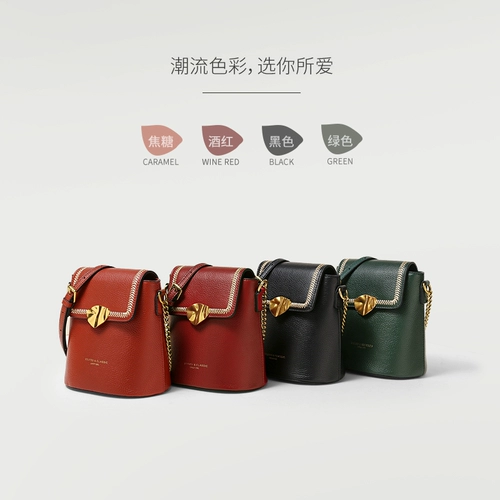 Кожаная цепь, небольшая сумка, сумка на одно плечо, 2020, из натуральной кожи, премиум класс, воловья кожа