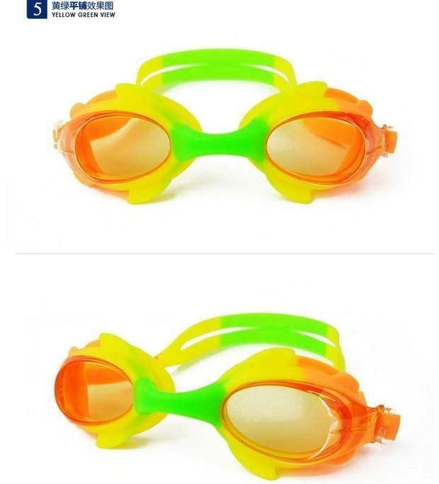 Kính bơi cho trẻ em mới chống nước và chống sương mù Các bé trai bơi kính HD dễ thương - Goggles