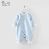 Детская демисезонная удерживающая тепло пижама для новорожденных, боди, пуховик, осенний сезон, увеличенная толщина