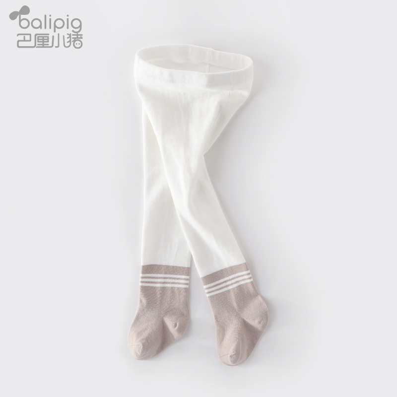 Girls ' inner pants Step on the outside to wear Foreign school baby jumpsuit socks Autumn toddler pants Children's white tights