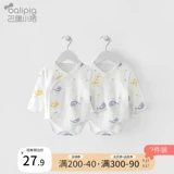 Боди для новорожденных, осенний детский комбинезон для младенца, 0-3 мес., 2 шт