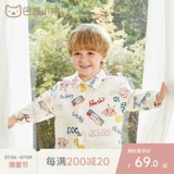 Весенняя модная детская элитная рубашка для мальчиков, семейный стиль, в западном стиле