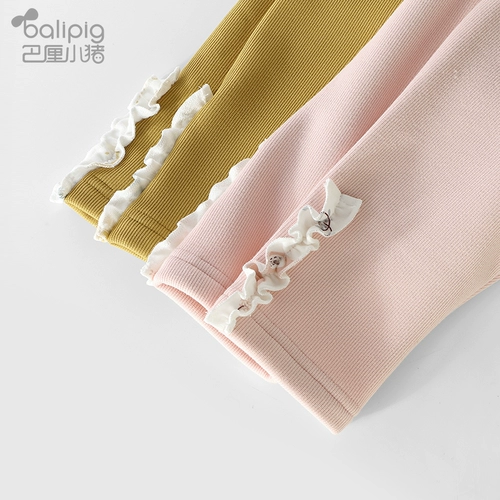 Леггинсы, бархатные детские удерживающие тепло демисезонные осенние штаны