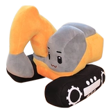 Тряпичная кукла для мальчиков, мультяшная детская подушка, игрушечная машина, плюшевый экскаватор, игрушка