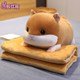 Cute Hamster Sleeping Pillow Doll Rag Doll Mouse Air Condition Blanket Plush Toy Girl Birthday Gift