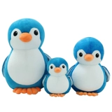 Мультяшная морская плюшевая игрушка из пены, тряпичная кукла подходит для мужчин и женщин, пингвин, подарок на день рождения