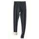 Women's high waist stretch cotton thickened fleece leggings for outer wear