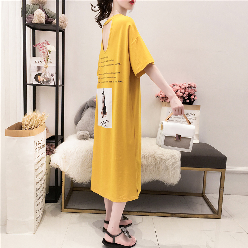 long knee length t shirt