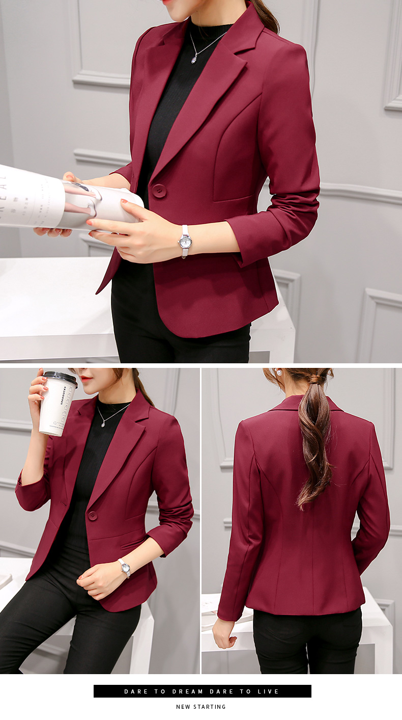 黛 2018 xuân hè mới Slim phiên bản Hàn Quốc của áo khoác dáng rộng cỡ nhỏ phù hợp với áo khoác dài tay thời trang giản dị mẫu vest nữ đẹp 2021