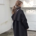 Màu sắc 黛 妃 2018 thu đông 2018 phiên bản Hàn Quốc của thời trang mới áo khoác len hoang dã size lớn Áo len mỏng màu rắn nữ