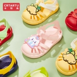 Сандалии, летние мультяшные тапочки, нескользящая детская пляжная обувь для мальчиков, туфли для отдыха