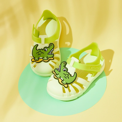 Сандалии, летние мультяшные тапочки, нескользящая детская пляжная обувь для мальчиков, туфли для отдыха