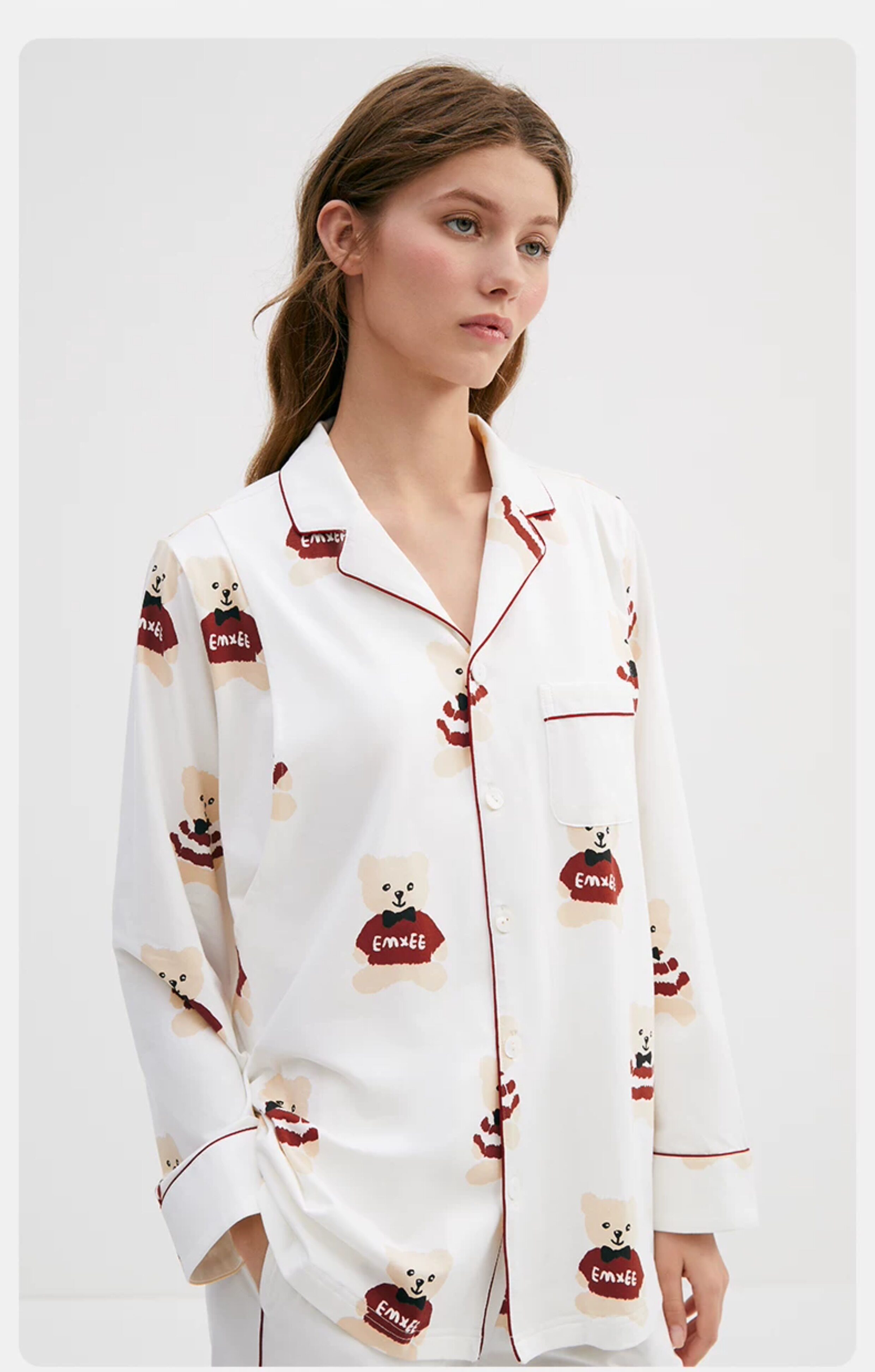 嫚熙四季款月子服孕妇睡衣怀孕早中晚期纯棉产后产妇家居服套装 — 32