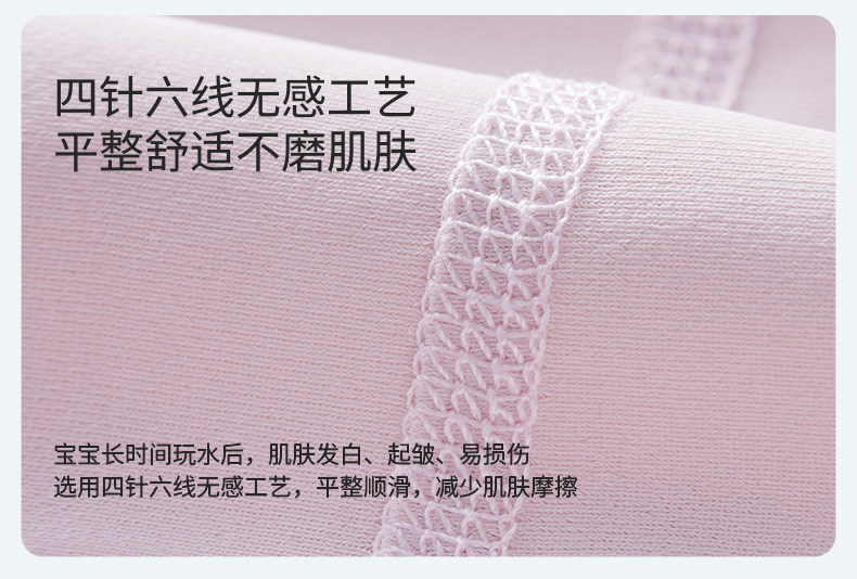 嫚熙童装儿童连体泳衣女童婴儿沙滩泳装凉感防晒速干女宝游泳衣夏 — 13