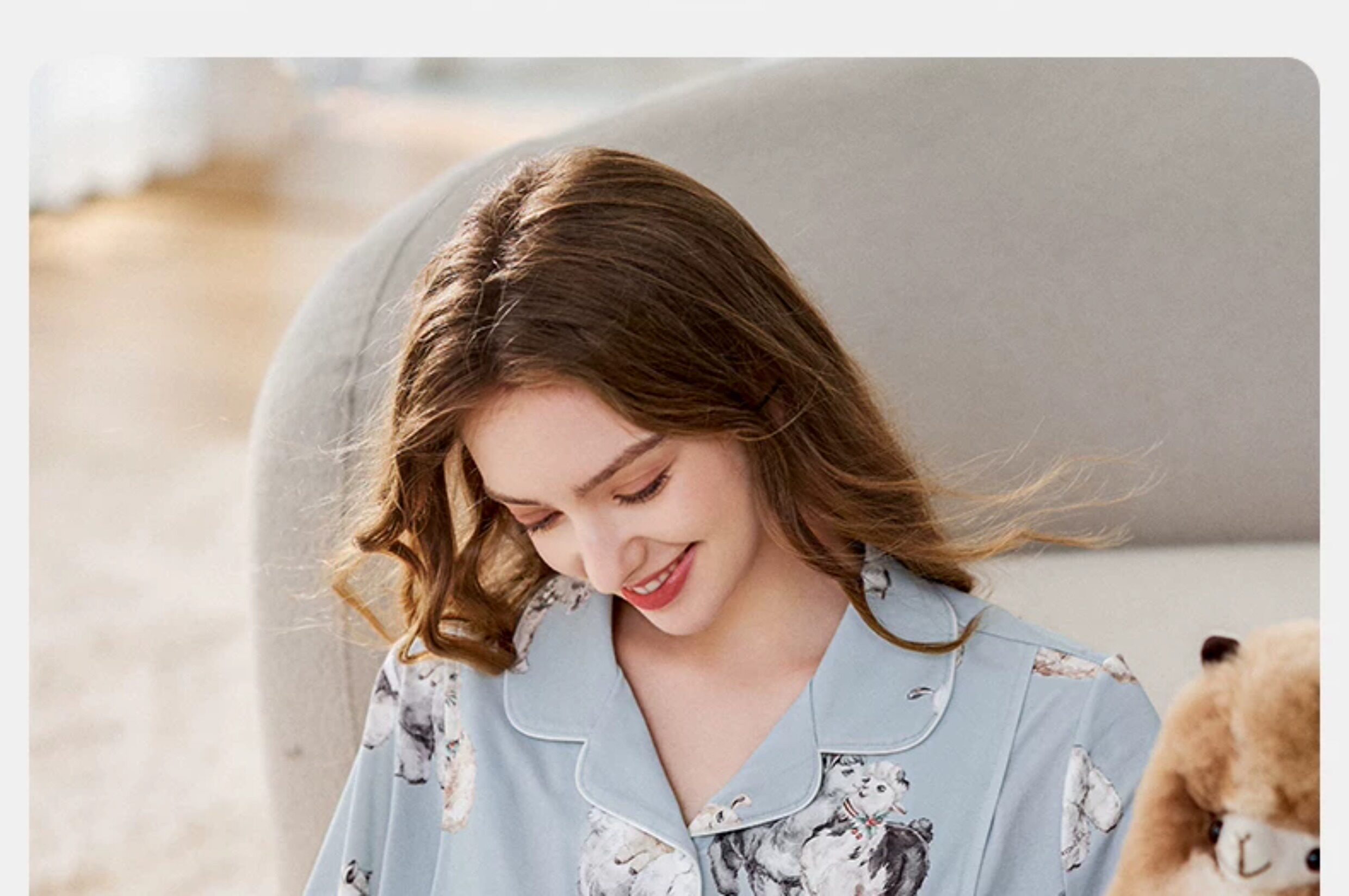 嫚熙四季款月子服孕妇睡衣怀孕早中晚期纯棉产后产妇家居服套装 — 25
