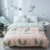 Chăn bông đơn mảnh 1,5m1,8m giường đôi 200x230 ký túc xá sinh viên 100% chăn bông - Quilt Covers