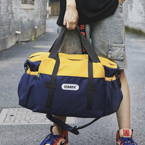 Mens portable travel bag trend short-distance luggage bag business travel large capacity shoulder travel bag female travel bag