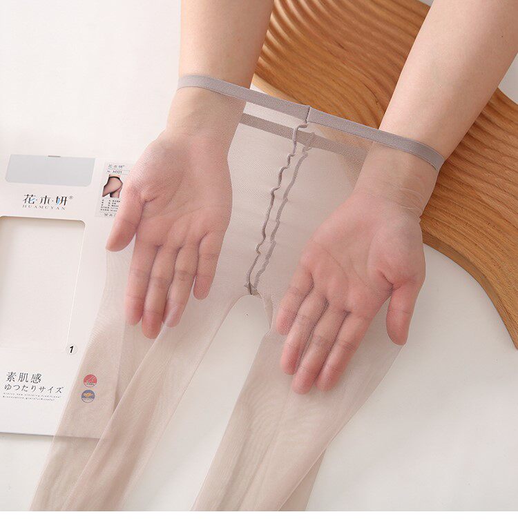 Носки для животных 一线裆丝袜女夏季薄款防勾丝3d超薄隐形连裤袜性感肤色长袜