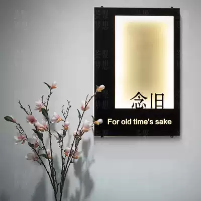Advertising light box luminous signboard personality house number LED light box creative light box customization