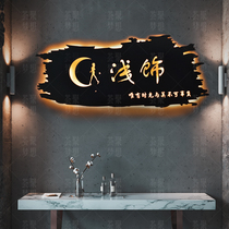 Personality led signboard creative Billboard irregular luminous characters hollow light box signboard customization