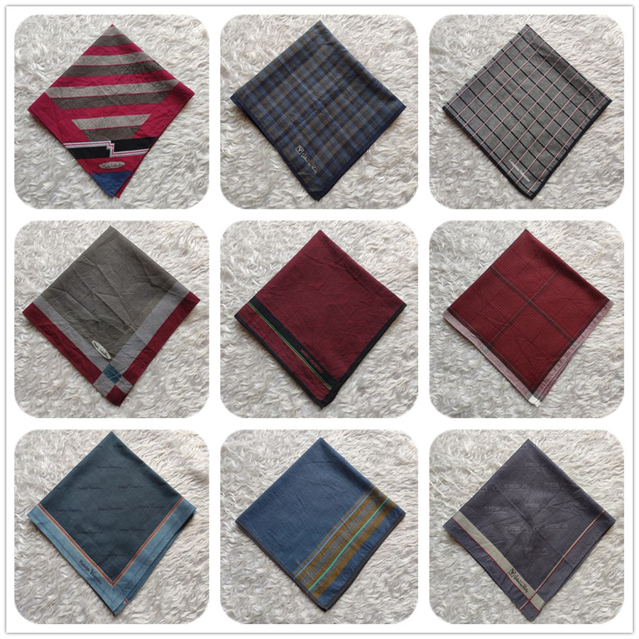 Japanese vintage ancient cotton light luxury barroque printing sweating small square towel pocket towel handkerchief SP26