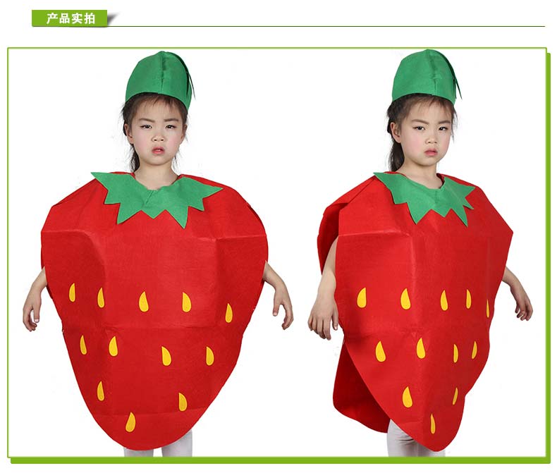 Halloween cho trẻ em người lớn trái cây và rau mẫu giáo mẫu giáo thời trang màu xanh lá cây trình diễn trang phục biểu diễn cha mẹ và trẻ em thời trang be gái 10 tuổi