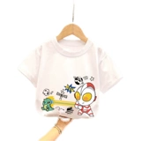 Ultra, летняя хлопковая футболка с коротким рукавом для мальчиков, детский Ультрамен Тига для отдыха, детская одежда, впитывает пот и запах, круглый воротник