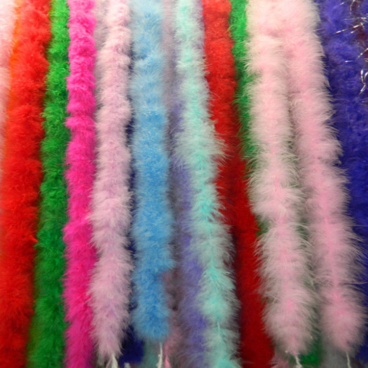 大羽毛绒条羽毛条卡通花束包装材料羽毛条 婚庆装饰DIY火鸡毛条详情2