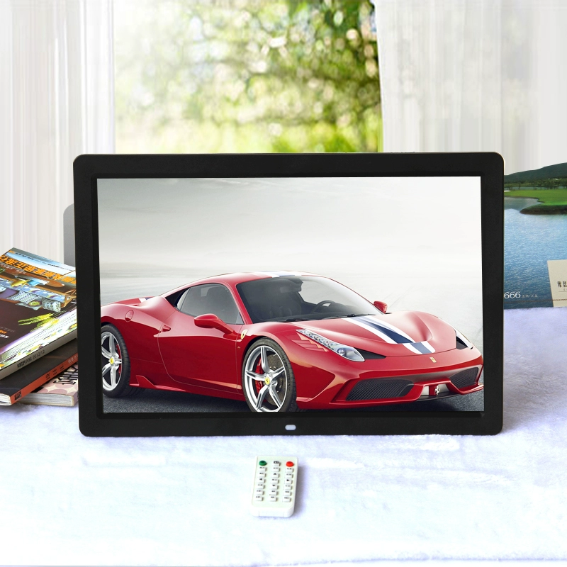 New 17-inch biên giới hẹp LED màn hình độ nét cao treo tường khung ảnh kỹ thuật số máy quảng cáo khung ảnh điện tử bán khung ảnh điện tử