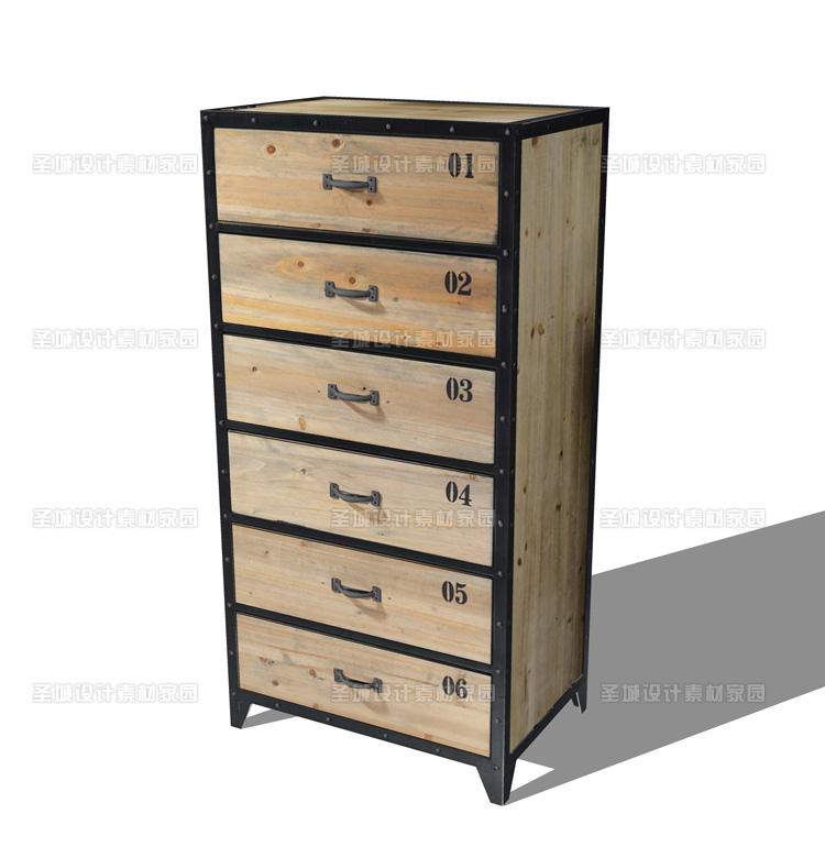 草图大师su模型loft工业风家具室内装修设计素材桌椅沙发...-40