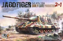 Sanhua 8001B World War II German Tiger Hunting Heavy Tank (metal barrel metal track)