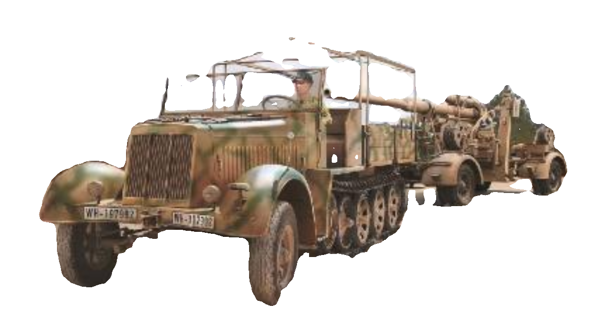 [DRAGON/ 6971 Sd.Kfz.7 Позднее производство с 88 мм FlaK36/37]