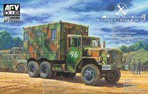 AFV CLUB AF35304 M109A3 hard cargo truck mobile repair station (including internal structure)