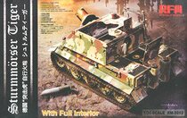 RFM wheat field RM5012 World War II Germany 38cm assault Tiger heavy assault vehicle full internal structure