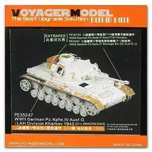 Woya PE35247 World War II German No 4 Chariot G-type upgrade metal etching parts(Veyron)