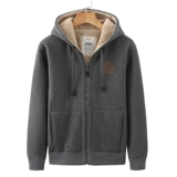 Зимняя бархатная утепленная цветная толстовка с капюшоном, утепленный кардиган для отдыха, трендовая куртка