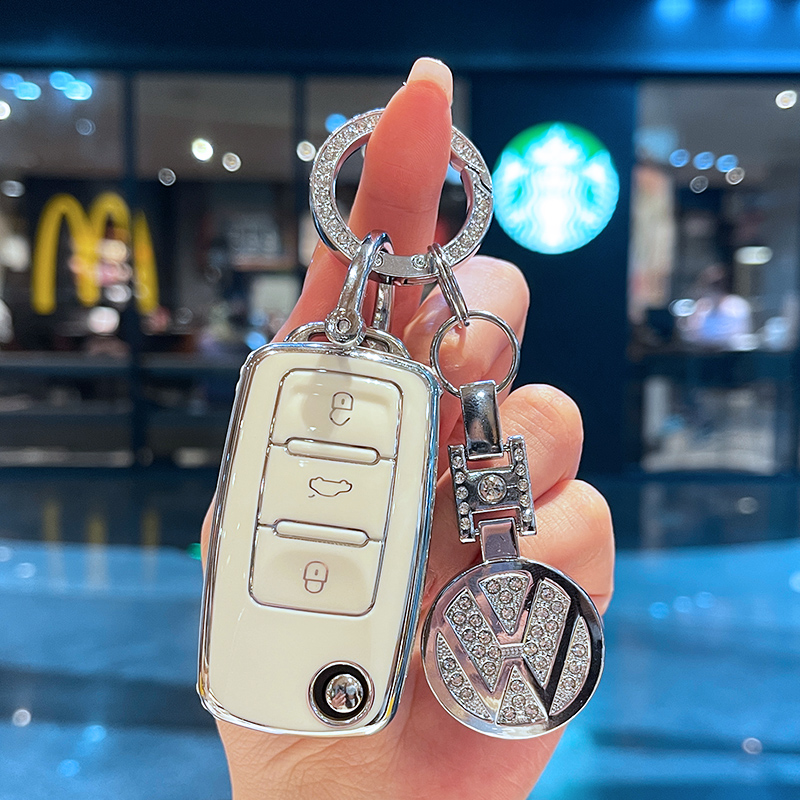 VW key set of views l Santana Speed Tent Lang Yibao to polo Golf 8 Tangyue Buckle Protection Shell-Taobao