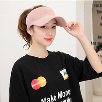 Empty sports cap female summer thin outdoor running sunshade sun hat topless badminton baseball