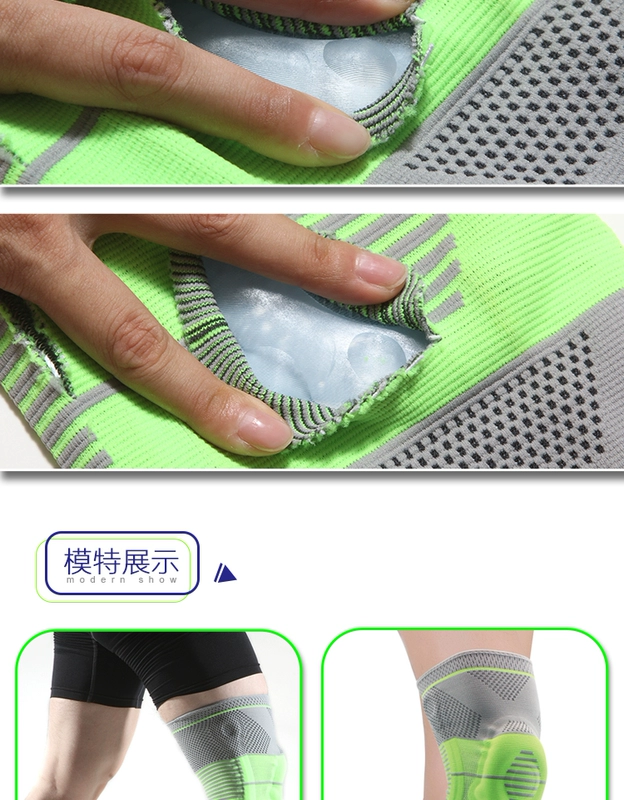 Kneepad thể thao thiết bị bảo vệ thiết bị nam và nữ tập thể dục bóng rổ chạy meniscus chuyên nghiệp xà cạp ấm mùa thu và mùa đông dày