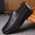 Mùa hè thoáng mát giày da nam dép da mềm trượt đáy ở người cha già Giày nam ông già giày giày puma nam Sandal