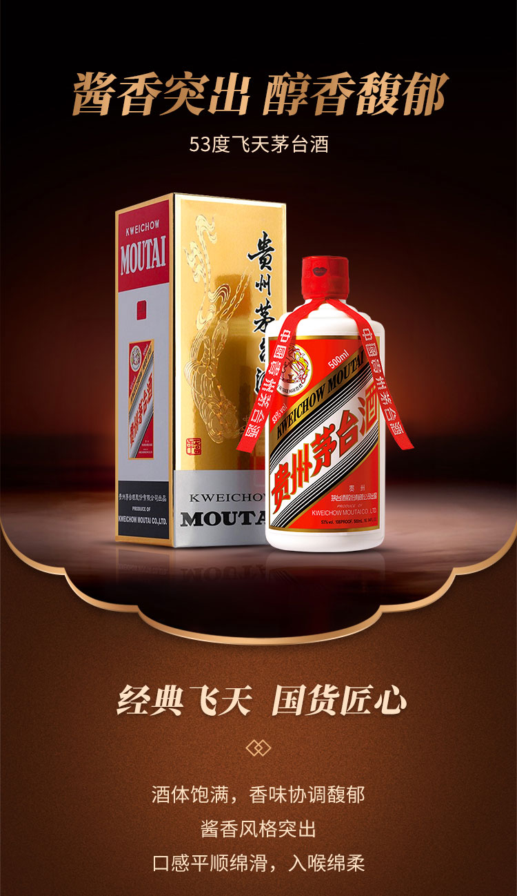安享好物 安享S级白酒-茅台飞天 53度茅台酒 国标 