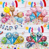 Детский мультяшный воздушный шар, надувной портативный ободок для детского сада, оптовые продажи, подарок на день рождения