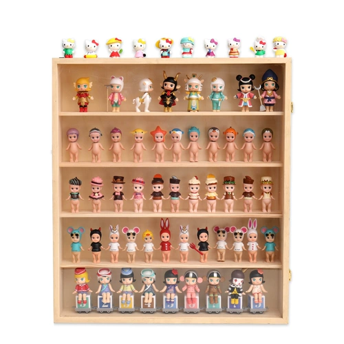 Акриловый стенд, кукла, фигурка, белая система хранения из натурального дерева, музей для маникюра