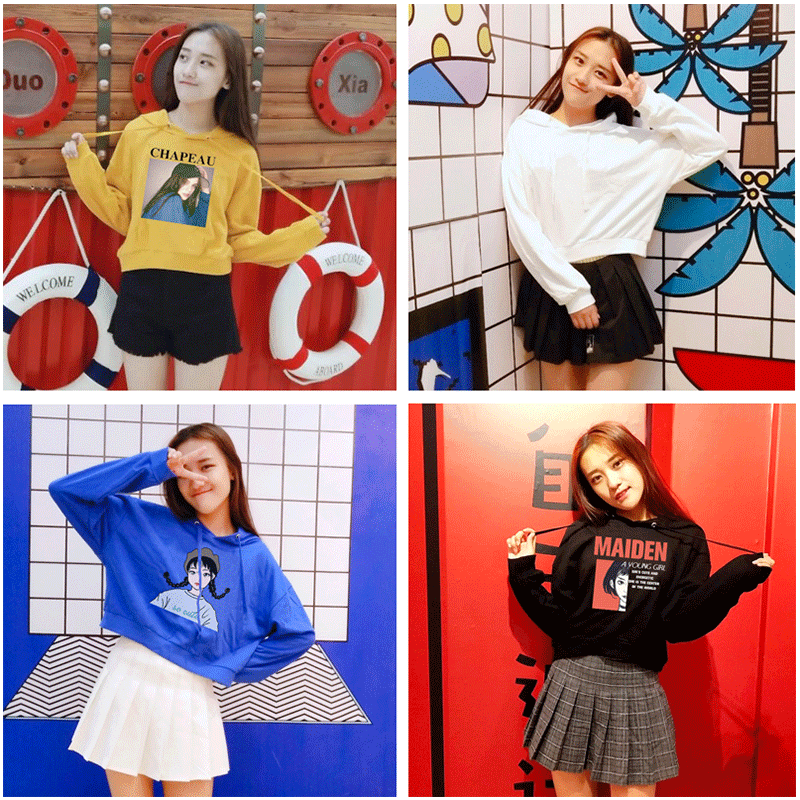 Sweatshirt femme en Coton - Ref 3217301 Image 3