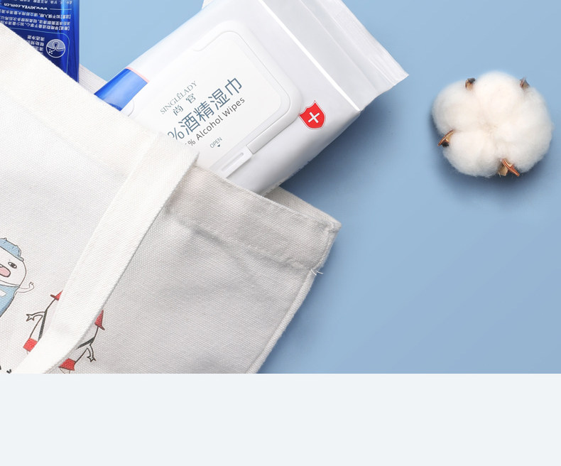 Антибактериальные ватные диски, портативные влажные салфетки, наружное применение Singlelady/Shang Guan 