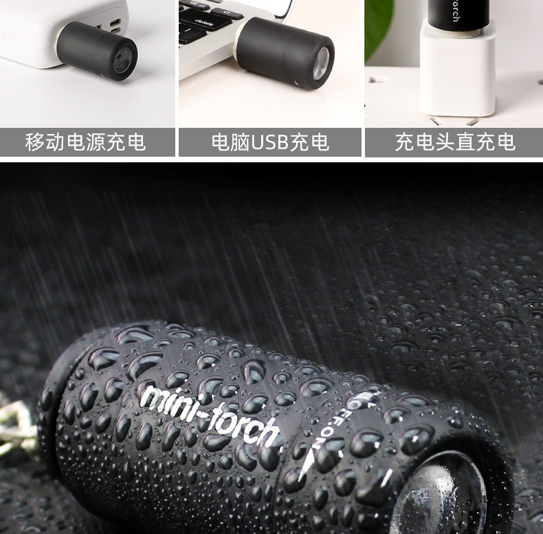 Маленький портативный фонарь, дорожный супер яркий светодиодный прожектор для школьников и студентов 