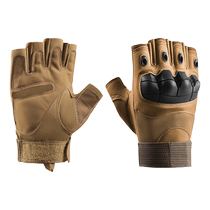 Outdoor Sports Half Finger Training Gloves Mens Breathable Childrens Protective Tactical Gloves Anti-Slip Cycling Gloves Full Finger