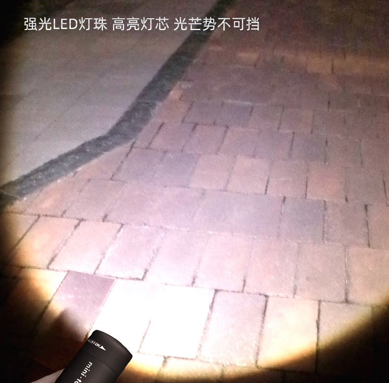 Маленький портативный фонарь, дорожный супер яркий светодиодный прожектор для школьников и студентов 