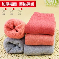 Vớ mùa đông, vớ nữ, dày mùa đông, vớ cotton ống thể thao, vớ ấm cho nam, cộng với tất nhung tất dài đến đầu gối