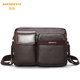 MENNYO crossbody bag men's bag pure leather shoulder bag horizontal messenger bag business men's small backpack ຖົງຄວາມຈຸຂະຫນາດໃຫຍ່